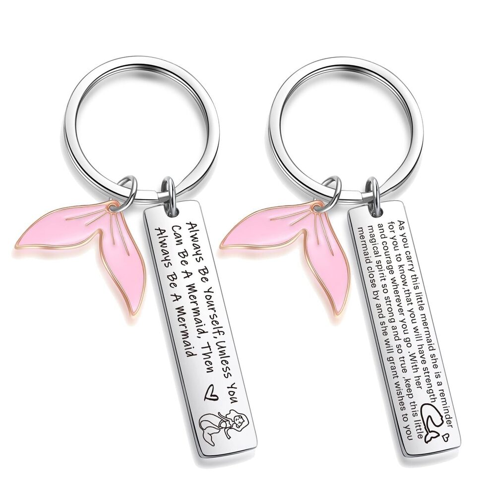 5611 Bundle – 2 Items: Mermaid Tail Keychain and Mermaid Lover Keychain